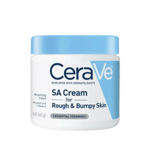 CeraVe SA Cream for Rough and Bumpy Skin, Moisturizer Unscented Official Product Image
