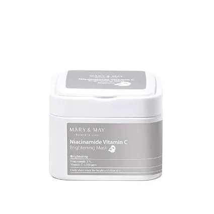 Mary&May - Niacinamide Vitamin C Brightening Mask - 30 Sheets