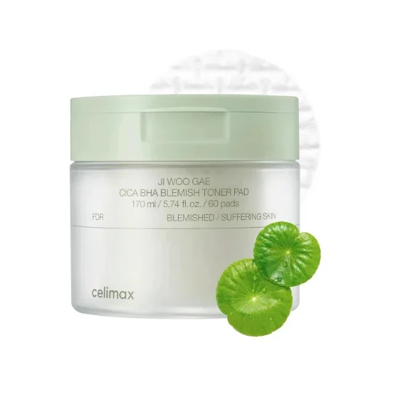 Celimax JIWOOGAE Cica BHA Blemish Toner 60 Pads price in pakistan