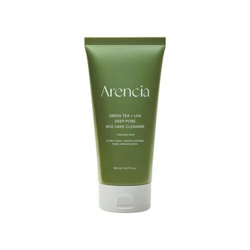 ARENCIA Salicylic Acid, Green Tea + LHA Deep Pore Rice Cake Cleanser 150ml in pakistan