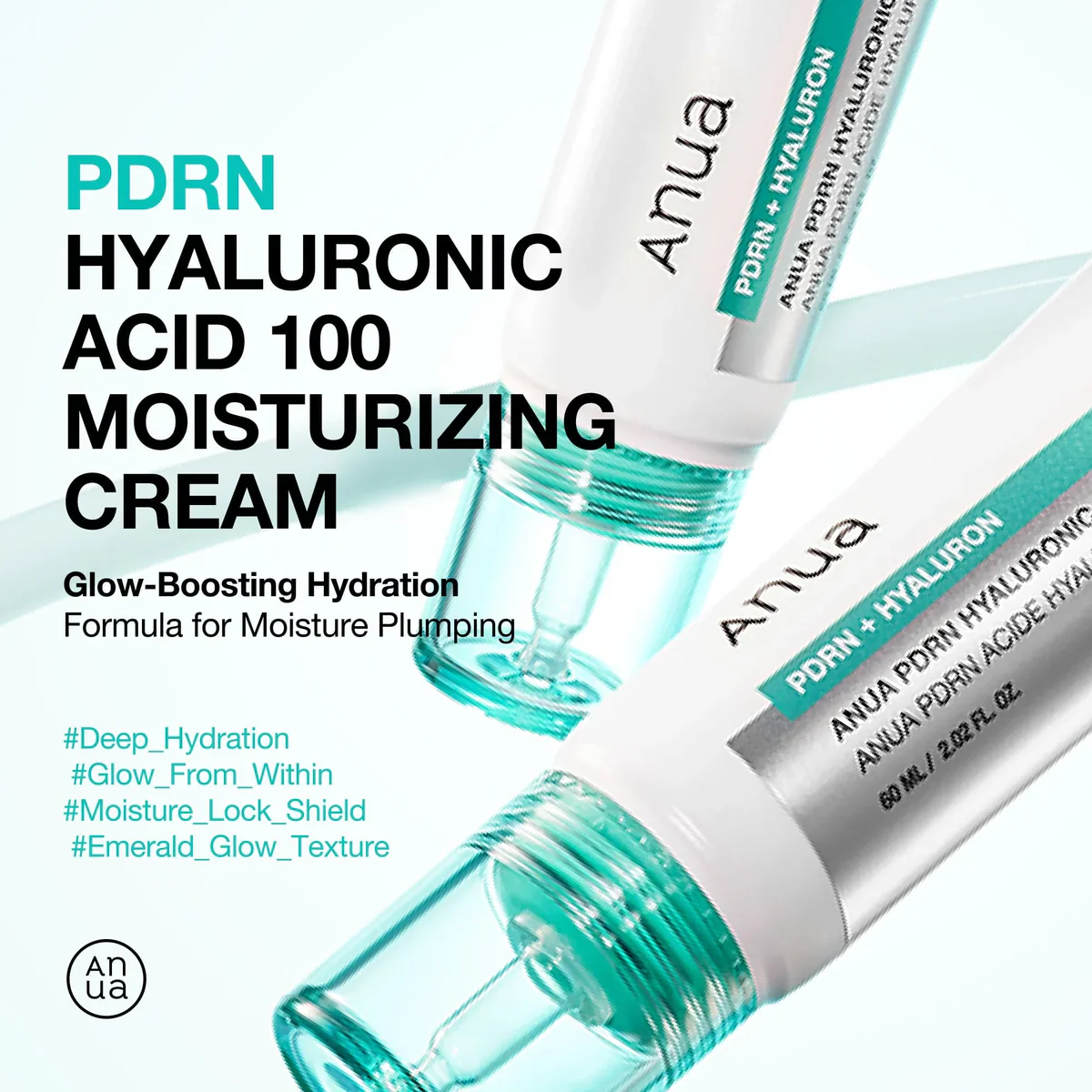 Anua PDRN Hyaluronic Acid 100 Moisturizing Cream features ANUA Cream