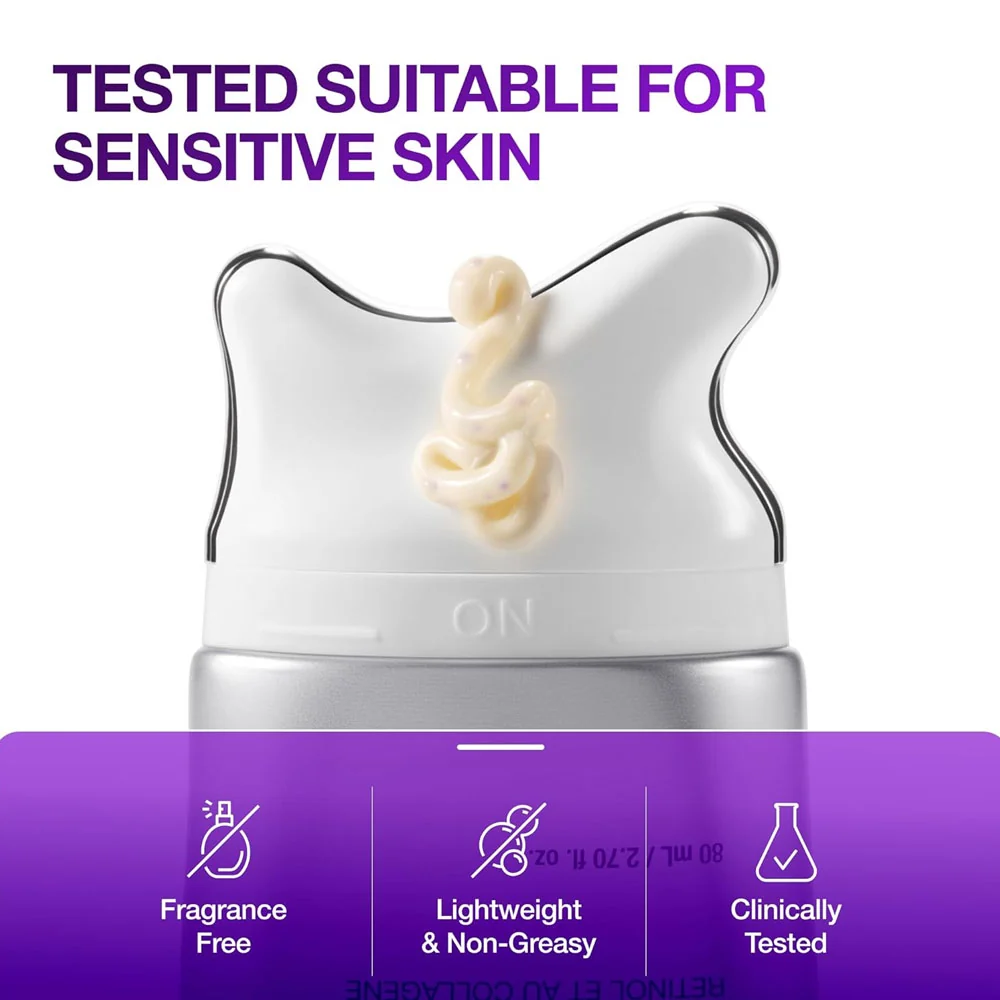 Anua Collagen Retinol Refining Gua Sha Cream 80ml 7 Anua Collagen Retinol Refining Gua Sha Cream applicator tube releasing lightweight fragrance free cream texture.