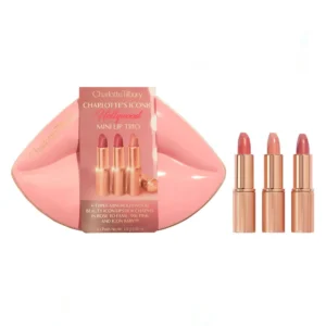 Buy original Charlotte Tilbury Mini Iconic Hollywood Lipstick Trio at best price in Pakistan.