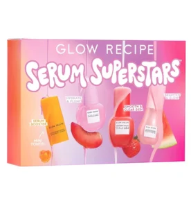 Buy original Glow Recipe Serum Superstars Set featuring bestselling fruit serums online in Pakistan.