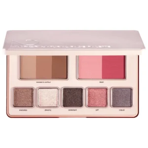 Natasha Denona Hy-Per Natural Face Palette open showing blush, contour shades, and eyeshadows available in Pakistan.